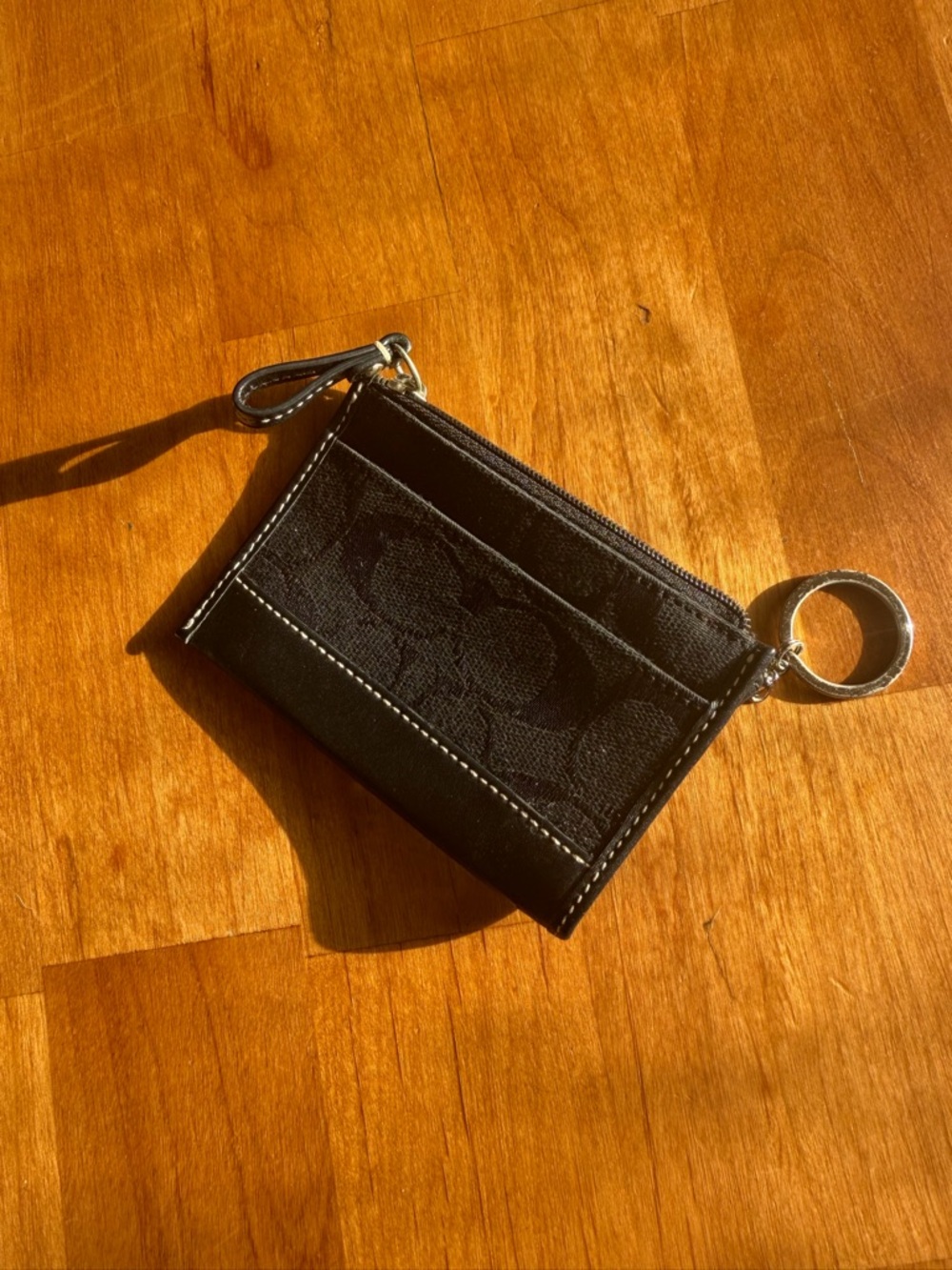 Coach Card Wallet Keyring - Picture 2 of 2